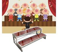 JvFbjLF Adjustable Portable Choir Stand, Suitable For Choral Performances - 128 X 60 X 40 Cm