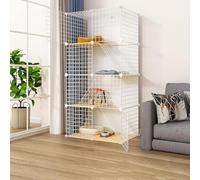 JvFbjLF Foldable Pet Cage - Large, Indoor Portable(74 * 49 * 145cm)