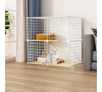 JvFbjLF Foldable Pet Cage - Large, Indoor Portable(74 * 49 * 70cm)