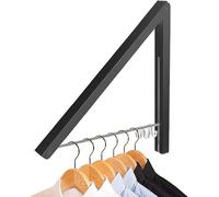 JvFbjLF Folding Invisible Clothes Drying Rack,wall-mounted Telescopic Clothes Rail,Towel Racks For Bathroom Storag