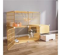 JvFbjLF Pet villa - indoor, large & with toilet(111x49x75cm)