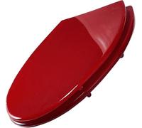JvFbjLF Shiny Heavy-duty Toilet Seat With Soft-close Quick-release Mechanism And Dual-direction Elliptical Locking Design(Red)