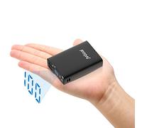 JvGoal 12000mAh Small Power Bank, Portable Charger with 2 Outputs Fast Charging Mini External Battery Pack LCD Display Compatible with Smartphones Tablets and More