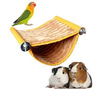 JVHLOV Bird Nest Parrot Hammock Bunk, Winter Warm Bird Nest Bed, Parrot Cage Sleeping Bed, Hanging Hammock Snuggle Hut Parrot House Tent Toy Bird Cage Perch