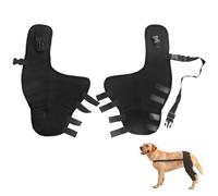 JVHLOV Dog Knee Brace, Adjustable Pet Rear Leg Brace, Hind Leg Wrap Protector and Extra Supportive, for Wound Injury and Sprain Healing of Arthritis (S)