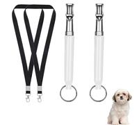 JVHLOV Dog Whistle, Dog Whistle with Lanyard Neck Strap, for Recall and Barking Control, Easy to Use, High Pitch, Clear Sound, High Frequency Whistle for Dogs