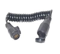 JVJ 13 Pin Trailer Extension Cable Extension Adapter Lead 3.0m Male to Female Connection Electrical Wiring Cable Connector for RV Trailer caravan Boat Tractor Truck