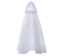 Jvjggag Black Cloak with Hood Long Gothic Sheer Cape | Women's Costumes Accessories for Autumn Party Photo Ghost Halloween Vampire Wedding Bonfire Party Cosplay