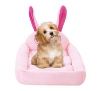 Jvjggag Cat Bed | Dog Bed | Cat Beds for Indoor Cats | Pet Sleeping Pad | Cute Pink Pet Nest, Warm Cotton Beds, Washable Sleeping Pads, Detachable Sleeping Beds, 45x32x14 Cm for Indoor Cats and Dogs