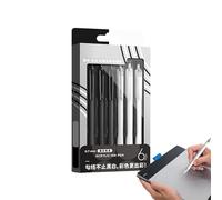 Jvjggag Fine Point Colored Pens - Smooth Writing 0.7mm 6 Colors Washable | Fine Point Color Pens - for Journaling Writing Water-Based Painting Drawing Artistic Sketches
