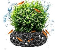 Jvjggag Fish Tank Cave Breeding Multi-hole Decorative Aquarium Shelter