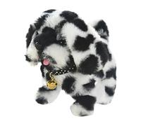 Jvjggag Moving Dog Toy, Animated Walking Puppy, Interactive Plush Robot Pet, Realistic Action Stuffed Dog for Kids Fun Playtime, Life like WalkingDog Toy, Holiday Birthday Gift
