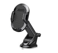 Jvjggag Phone Holder, Phone Mount, Strong Suction Secure Grip Sturdy Build Flexible Adjustment Silicone Padding Compact Design, Smartphone Stand for Vehicles, 5.12x2.6x4.37inches