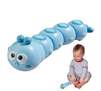 Jvjggag Wind Up Caterpillar Toy - Walking Spring Action for Kids Play Learning | Colorful Mechanical Windable Crawling Educational Party Favor Birthday Gift Fun Toy Set 5.91x1.57in