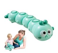 Jvjggag Wind Up Caterpillar Toy - Walking Spring Action for Kids Play Learning | Colorful Mechanical Windable Crawling Educational Party Favor Birthday Gift Fun Toy Set 5.91x1.57in