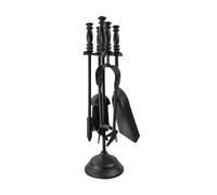 Belvoir 4 Piece Companion Set - Black JVL Black One Size