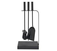 Belmont 3 Piece Companion Set + Stand JVL Black One Size