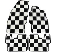 JVL 1183-2 Car Mat Set, Black/White