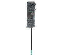 JVL 20-033GY Super-Absorbent Chenille Extendable Flat Floor Mop, Grey/Turquoise