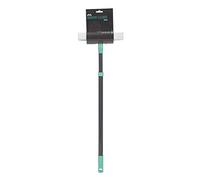 JVL 20-041TQ Rubber Squeegee Sponge Window Cleaner with Extendable Pole, Turquoise,