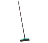 Lightweight Indoor Angled Soft Bristle Sweeping Brush Broom JVL Grey 1 Pack