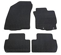 JVL 2113R Tailored Rubber Car Mat, Black, Set of 4