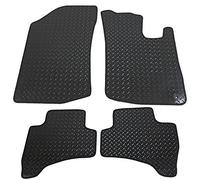 JVL 2251R Citroen C1 2005-2013 MK1 Fully Tailored 4-Piece Rubber Car Mat Set with 1 Clip - Black