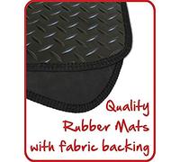 JVL 2284R Fully Tailored Rubber Car Boot Mat, Black