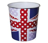JVL 25 x 26.5 cm Novelty Union Jack Waste Paper Bin