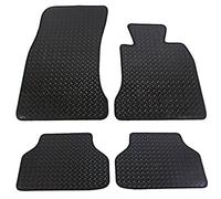 JVL 2519R Fully Tailored Rubber Car Mat, Black, Set of 4