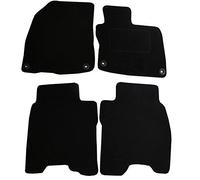JVL 2591 Fully Tailored Car Mat Set with 4 Clips - 4 Pieces, Black