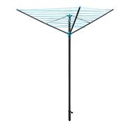 Jvl 3 Arm Powder Coated Steel Rotary Airer, 30 Metres