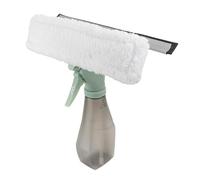 JVL 3-in-1 Window Cleaner with Sponge & Squeegee, Multi-Purpose Glass Cleaning Tool