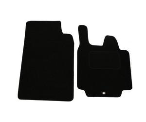 JVL 3037 Smart for Two Mk2 2007-2014 Fully Tailored 2 Piece Car Mat Set 1 Metal Clip, Black