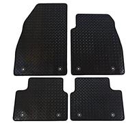 JVL 3291R Fully Tailored Rubber Car Mat with 8-Clips, Set of 4
