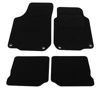 JVL 3292 Seat Leon Mk1 2002-2005 Fully Tailored 4 Piece Car Mat Set with 4 Oval Clips, Black