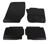 JVL 3466R Ford Mondeo Mk5 2015+ Fully Tailored 4 Piece Rubber Car Mat Set with 2 Clips, Black