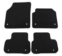 JVL 3489 Land Rover Discovery Sport 2015+ Fully Tailored 4 Piece Car Mat Set with 8 Ring Clips, Black