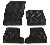 JVL 3546R Fully Tailored Rubber Car Mat with Clips, Set of 4