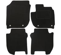 JVL 3636 Fully Tailored Car Mats with 4 Clips - Black, 4 Pieces