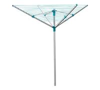 JVL 4 Arm Aluminium Rotary Airer, 40 Metre, Grey, 11-220