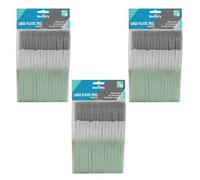 JVL 48 Pack Large Plastic Clothes Pegs - Pack of 3 (144 Total Pegs) - Assorted Colours
