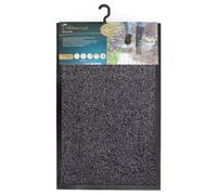 Jvl Admiral Machine Washable Micorfibre Barrier Doormat 50X80Cm Charcoal