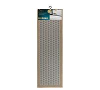 JVL Allure Machine Washable Entrance Runner Doormat, 50x150cm - Beige