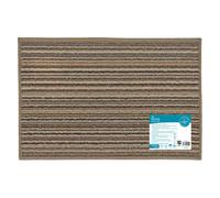 JVL Arona Machine Washable Latex Backed Doormat, 40x60cm, Beige | Size: 40 cm x 60 cm JVL Beige 40 cm x 60 cm