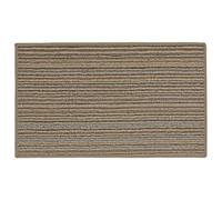 Jvl Arona Machine Washable Latex Backed Doormat, 50X80Cm, Beige