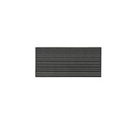 JVL Arona Machine Washable Latex Backed Runner Doormat 57x150cm, Black | Size: 50 cm x 150 cm JVL Black 50 cm x 150 cm