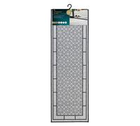 JVL Avanti Machine Washable Entrance Runner Doormat, 50x150cm - Grey