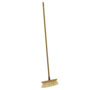 Jvl Bamboo Long Handles Sweeping Brush With Plastic Bristles