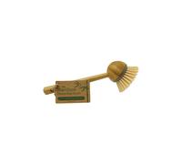 Bamboo Retro Dish Brush JVL Brown 1 Pack